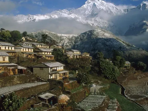 The most picturesque village Ghandruk