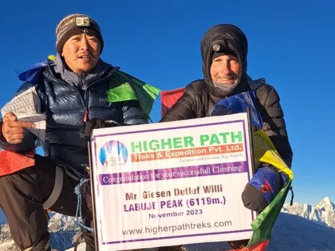 Gokyo Cho La Pass and Lobuche Peak Climbing