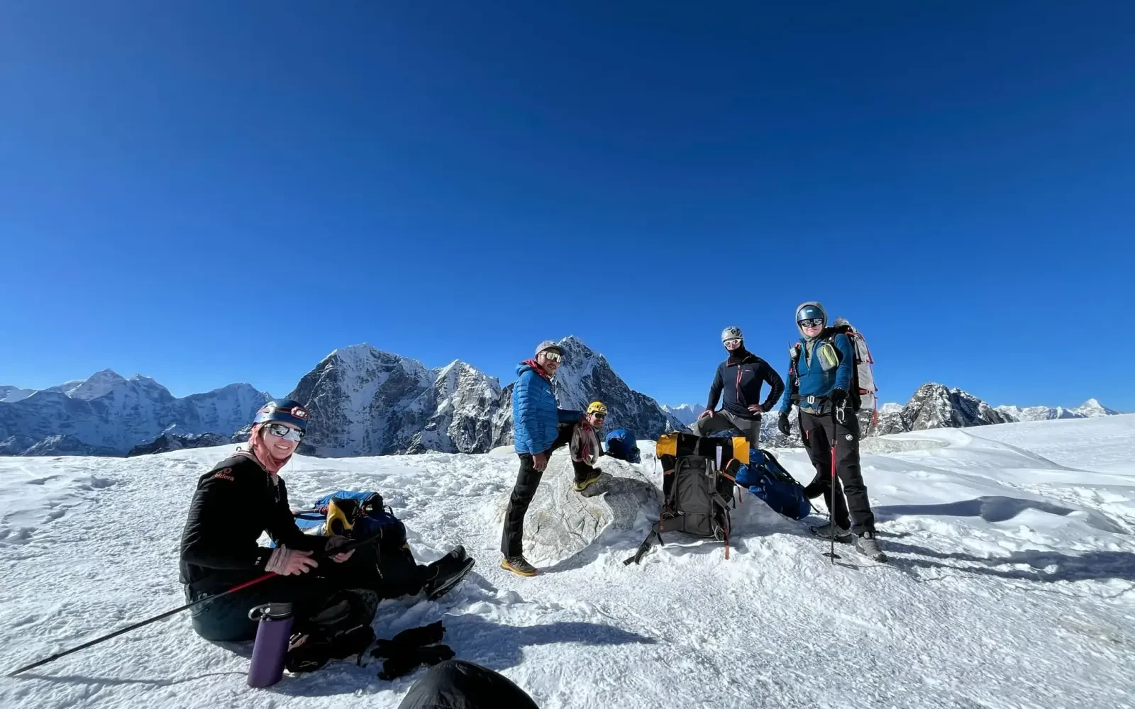 Four Peaks, One Journey: Mera, Island, Lobuche & Amphu Lapcha Expedition