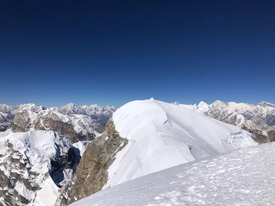 View from the top of Mera Peak