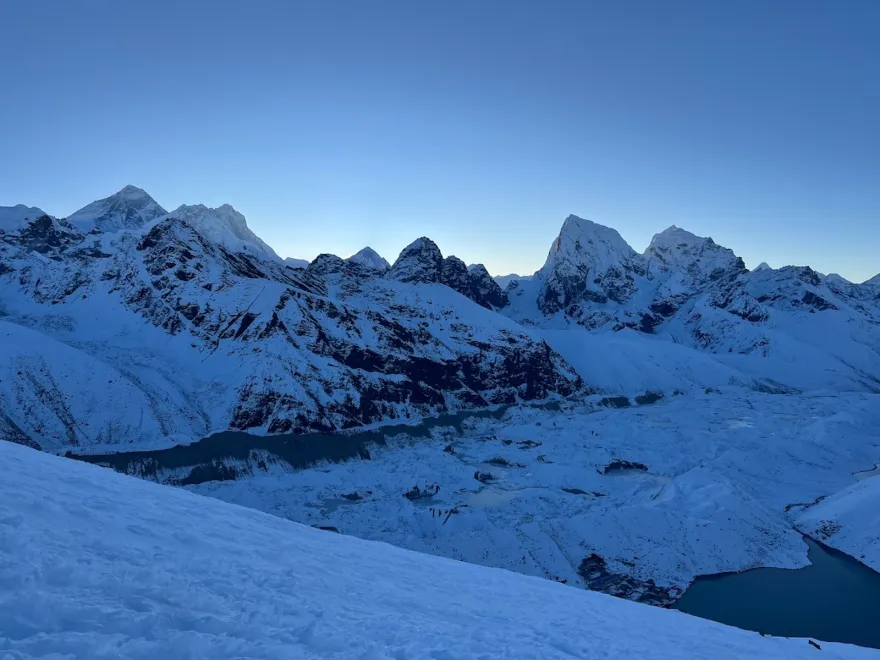 Morning view from Gokyo Ri