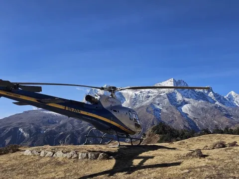 Everest Helicopter Tour with Breakfast at Hotel Everest View
