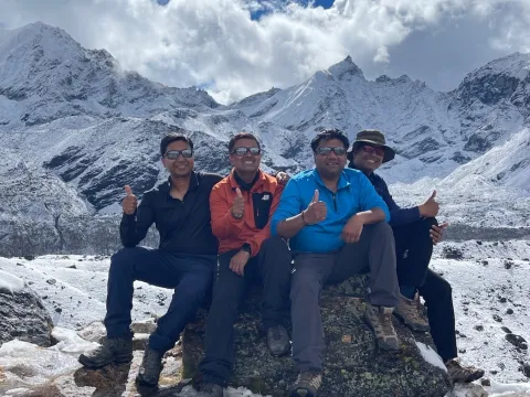 On the way to Everest Base Camp