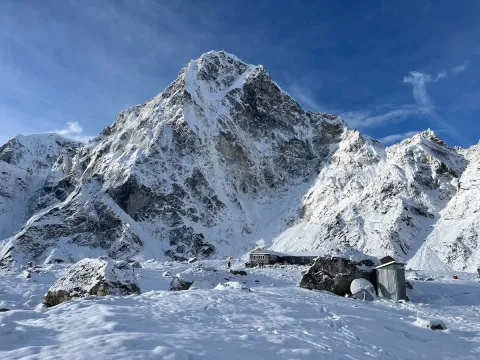 Cholatse peak, from Dzongla