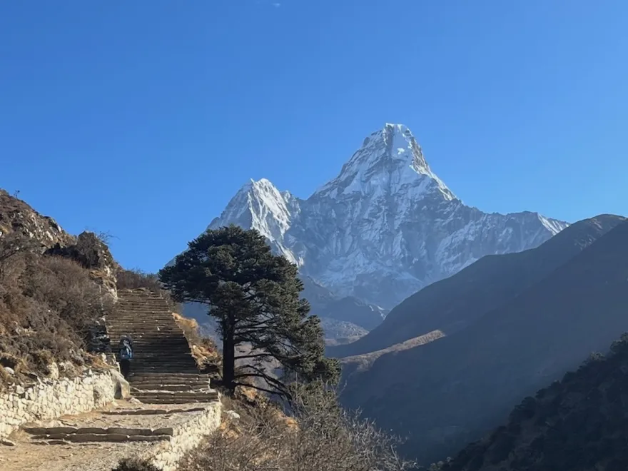 Ama Dablam with clear skies