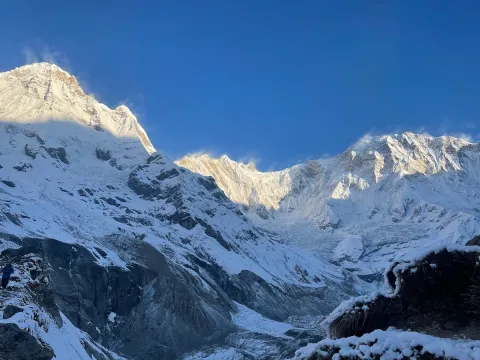 Morning View from Annapurna Base Camp