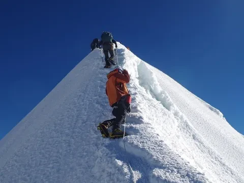 Climbing in Nepal