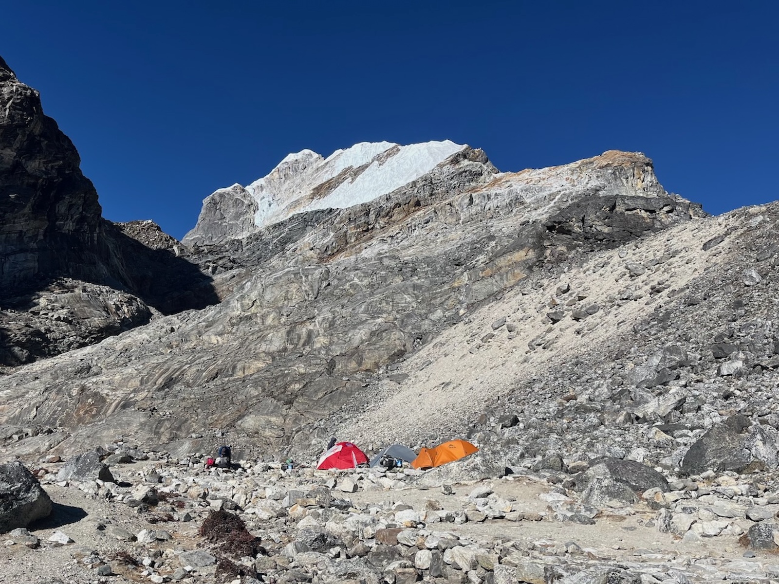 High Camp Lobuche East, with Tents