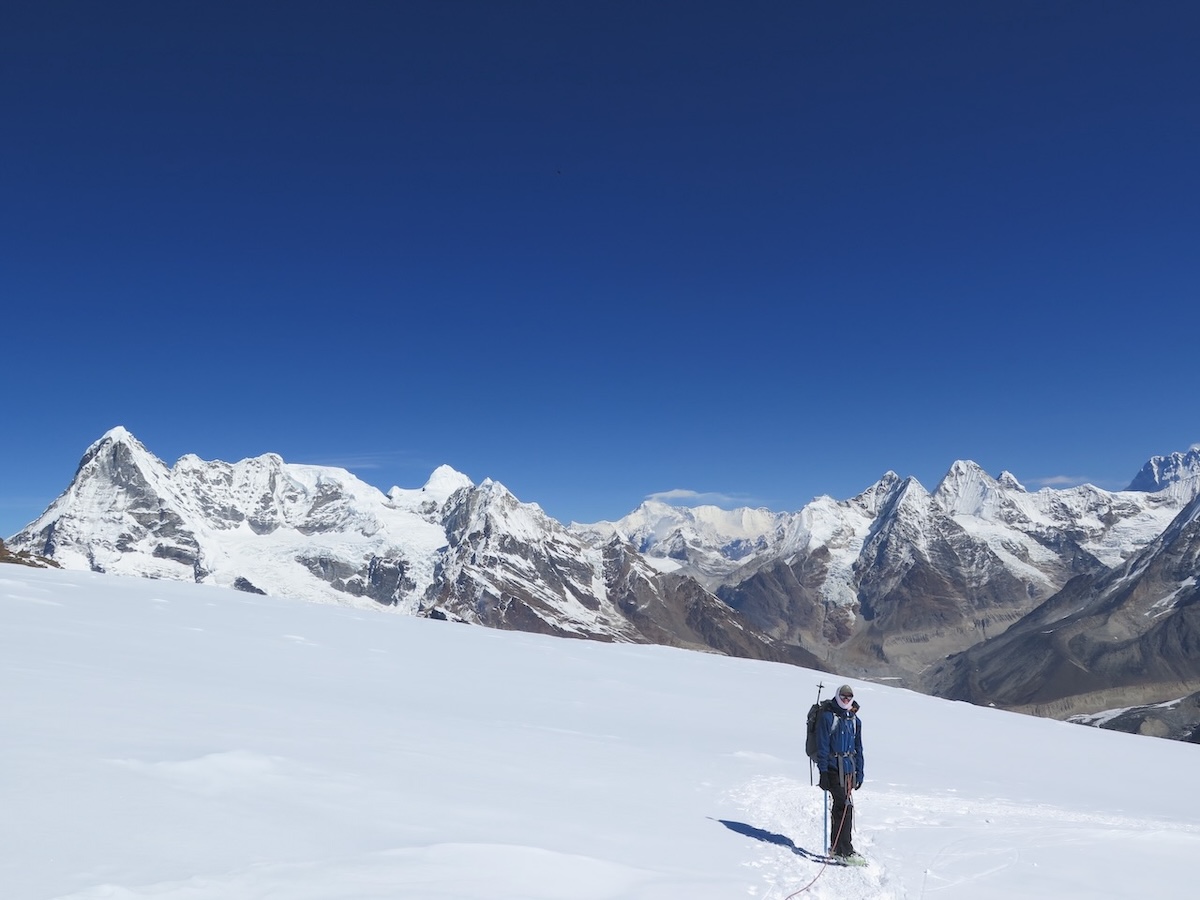During climbing Mera Peak
