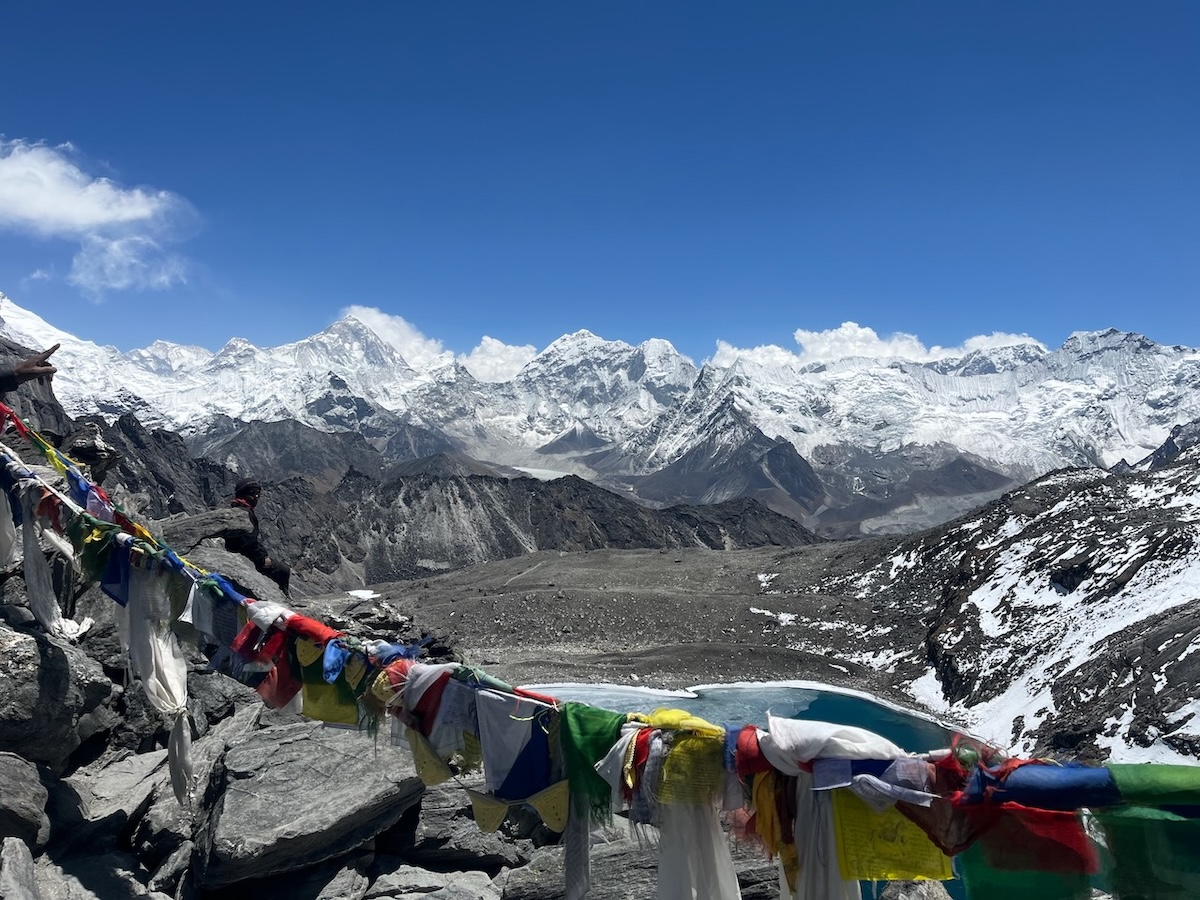 View from the top of Khongma La Pass