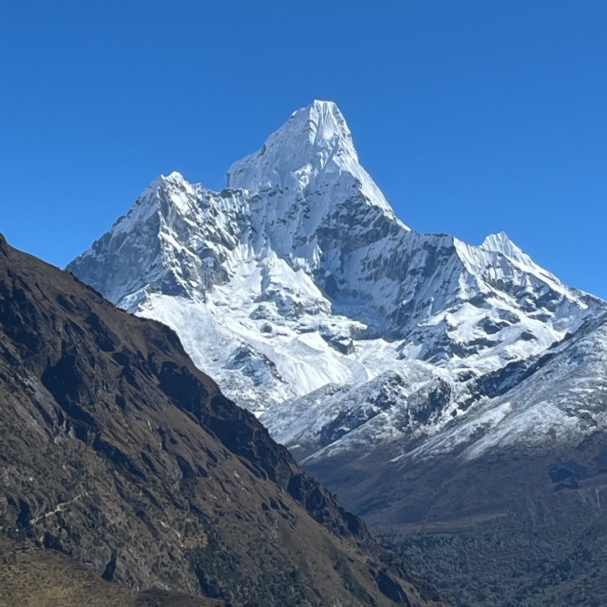 Stunning view of Ama Damlam