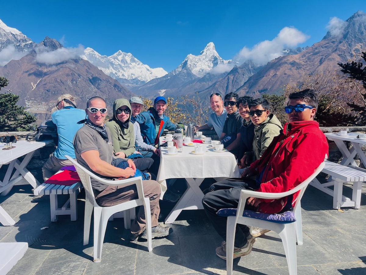 View from Hotel Everest View, Khumbu region Nepal